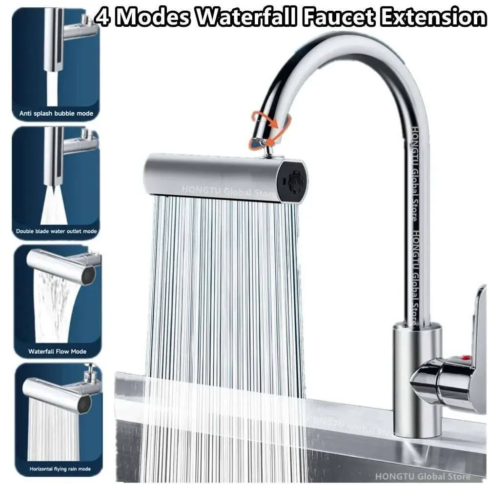 360 Swivel Waterfall Faucet Extension Adapter