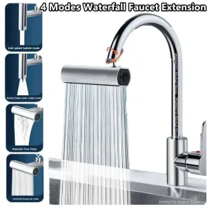 360 Swivel Waterfall Faucet Extension Adapter