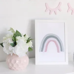 A4 Print - Rainbow Lavenders & Greys