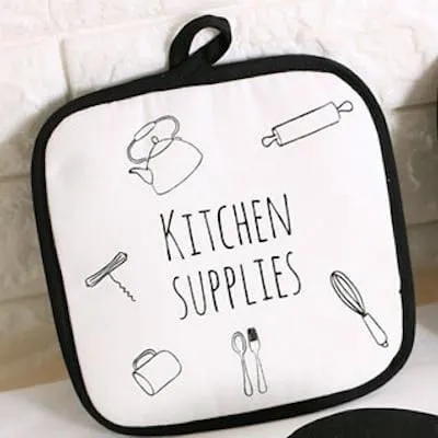 Art Print Kitchen Holder for Hot
