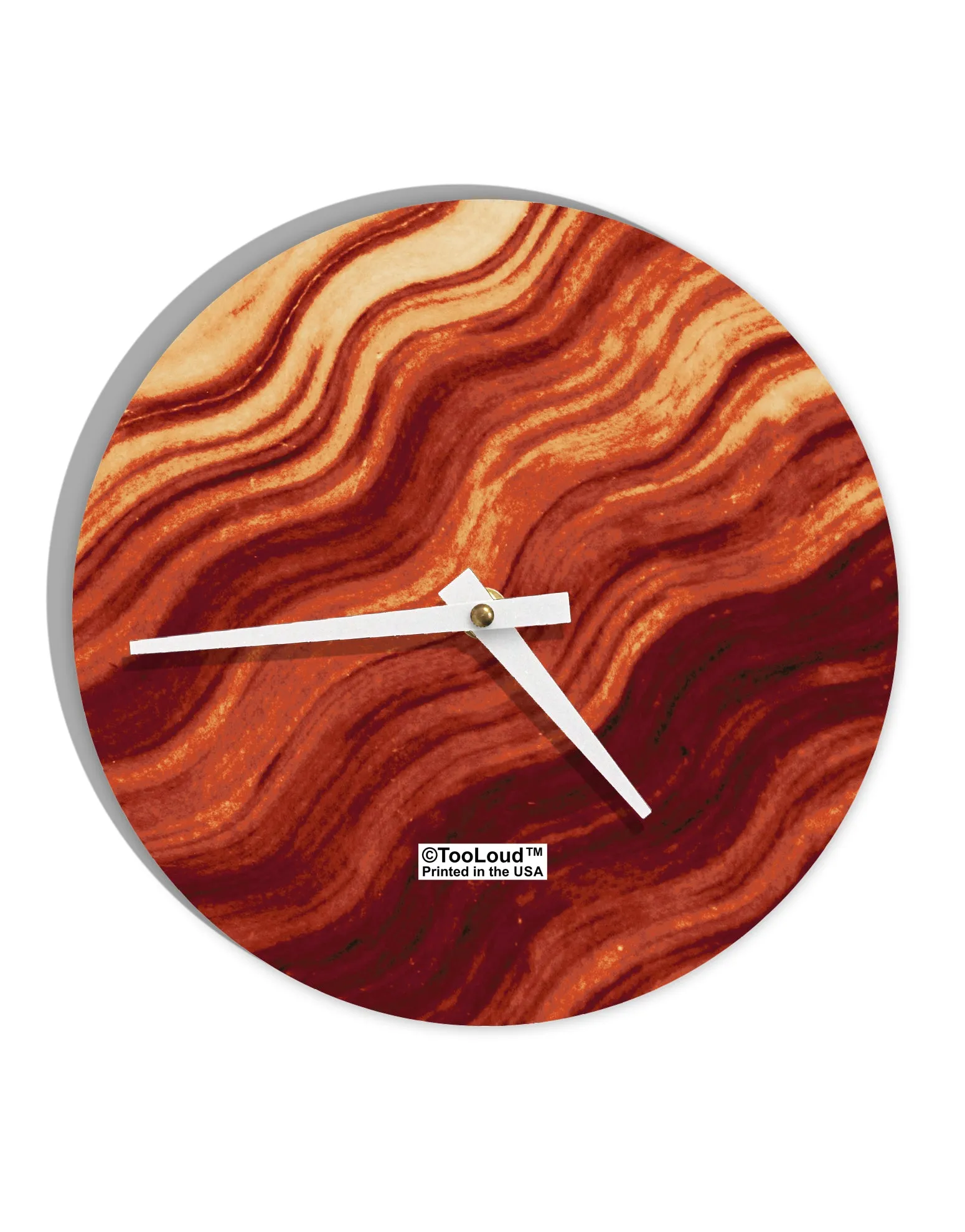 Bacon Bacon Bacon 10 InchRound Wall Clock  All Over Print by TooLoud