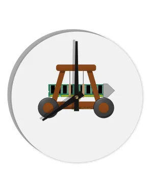 Battering RAM 10 InchRound Wall Clock  by TooLoud