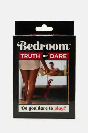 Bedroom Truth Or Dare Card Game Kit - Black