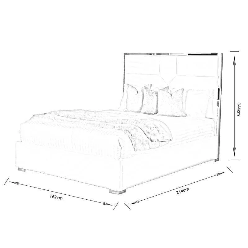 Blanco King Size Bedframe - White
