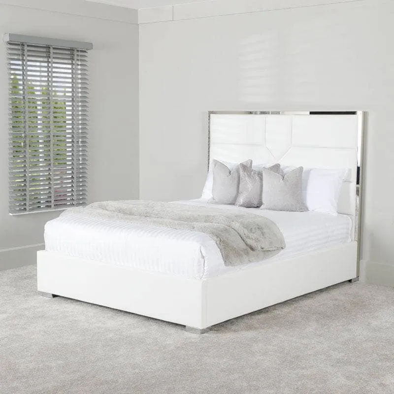 Blanco King Size Bedframe - White