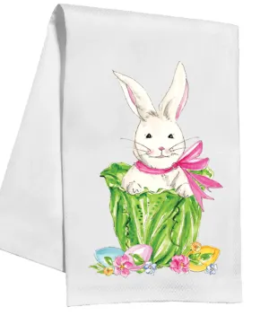 Bunny in Cabbage Kitchen Towel