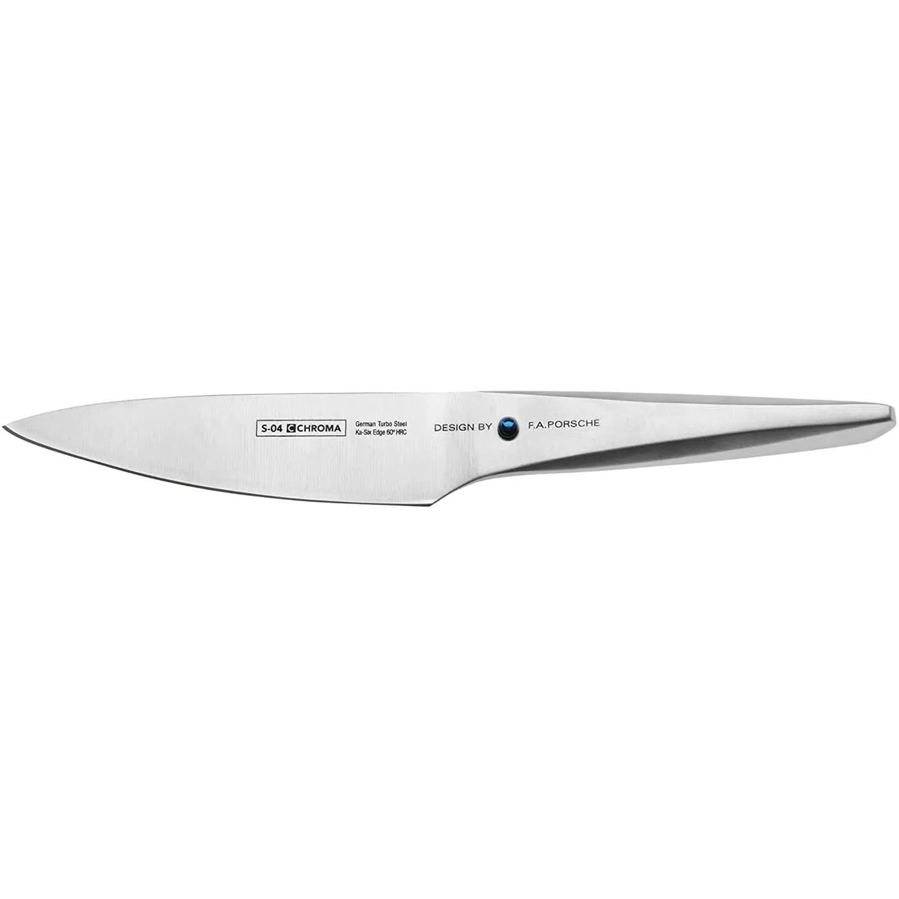 Chroma Type 301 Blue Turbo Steel by F.A. Porsche 5.75" Small Chef Knife