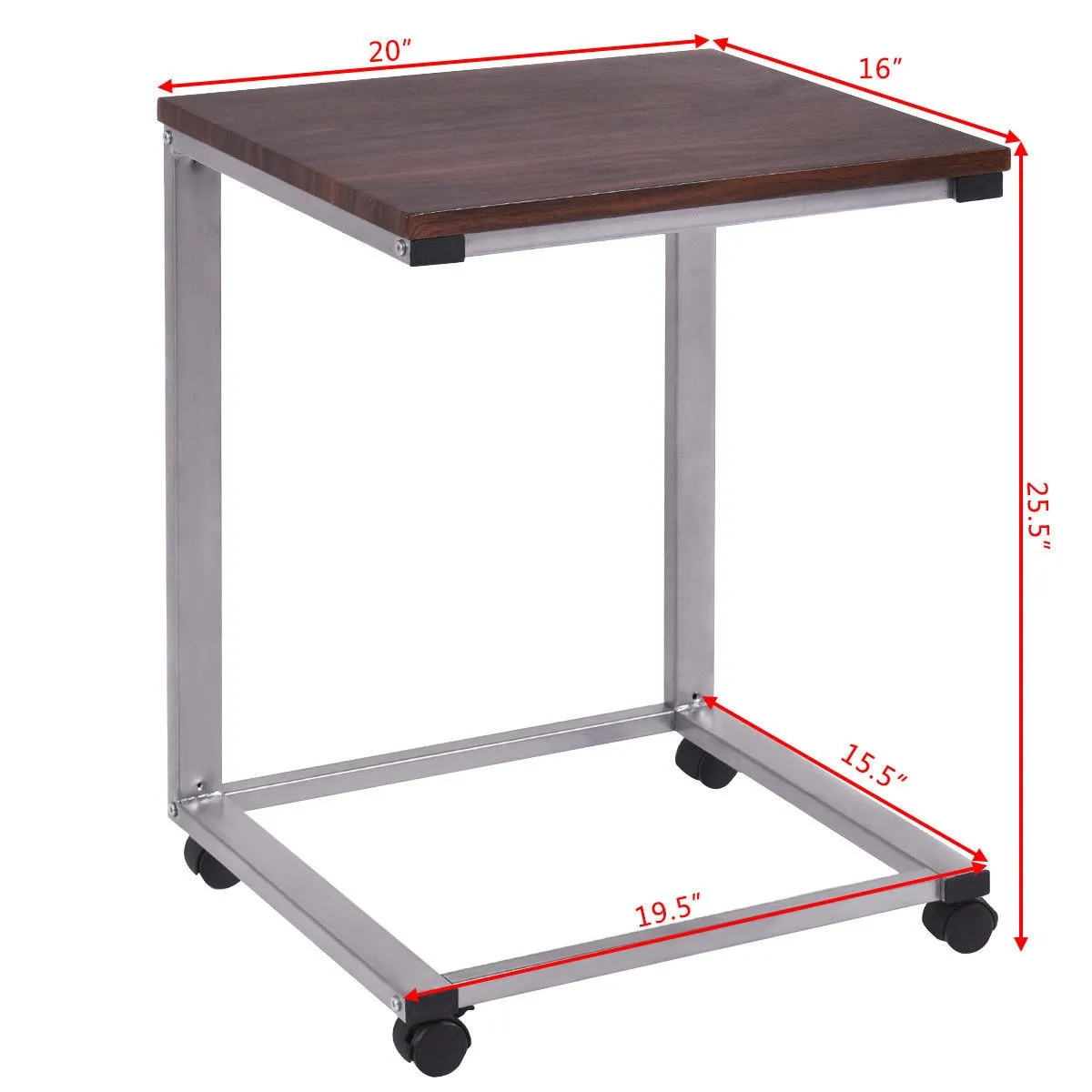 Coffee Tray Sofa Side End Table Modern Lap Stand