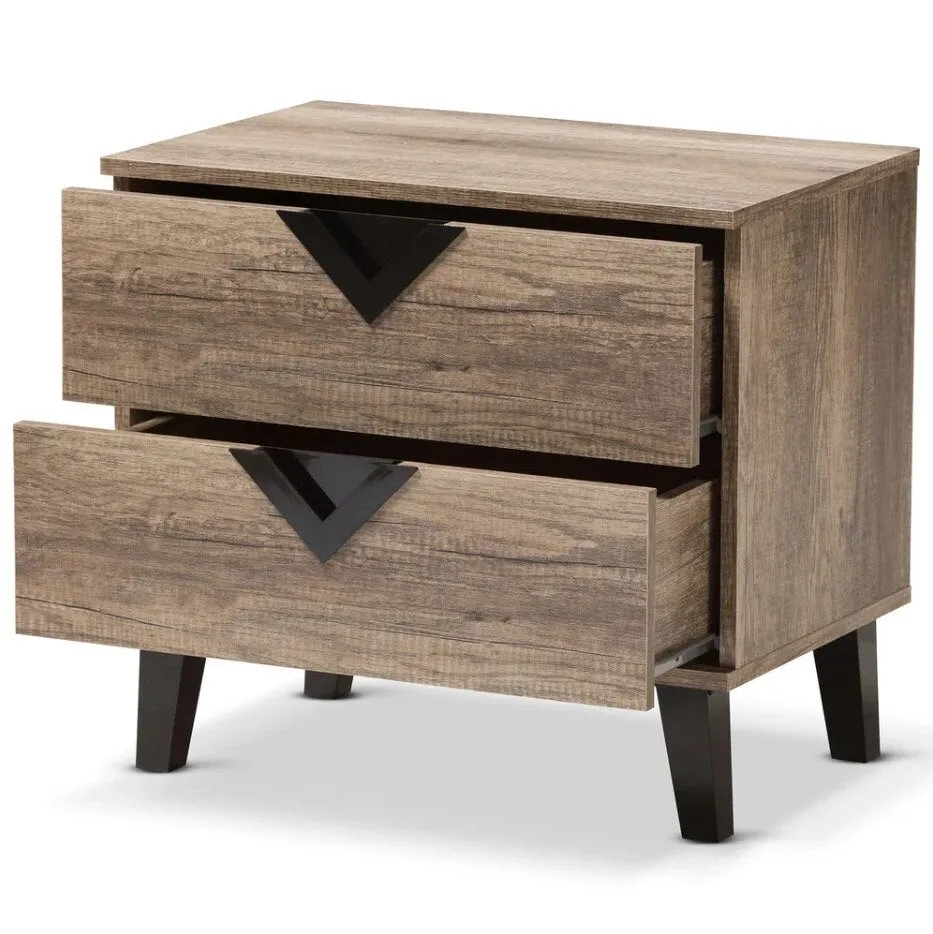 Contemporary Wood Nightstand for Bedrooms or livingroom