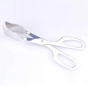 Convenient Multipurpose Heat-Resistant Stainless Steel Kitchen Tongs