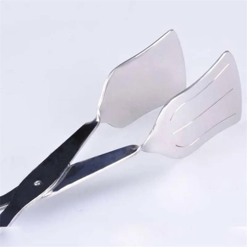 Convenient Multipurpose Heat-Resistant Stainless Steel Kitchen Tongs