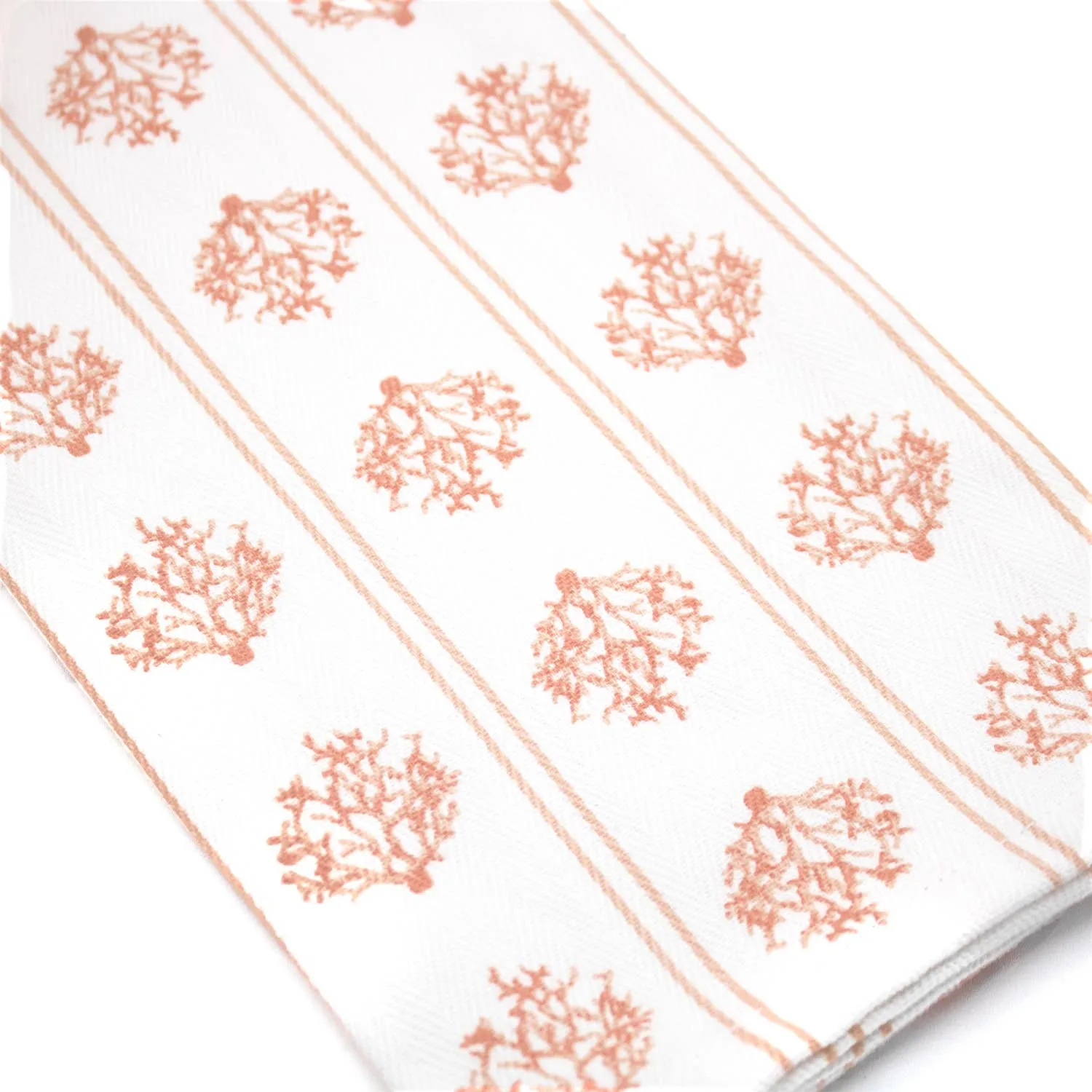 Coral Octopus Kitchen Towel Set