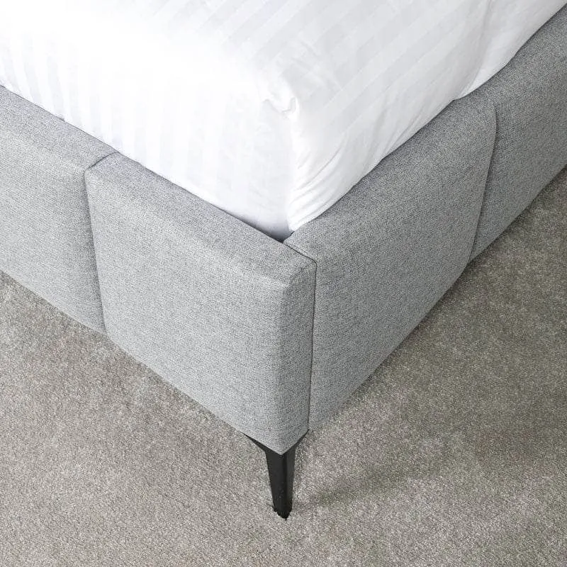 Cube King Size Bedframe - Grey