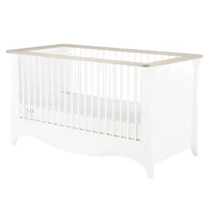 CuddleCo Clara CotBed - White/Ash