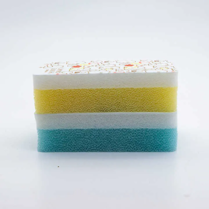 Dish Washing Sponge Non-woven Prin-إسفنجة غسيل