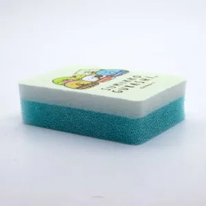 Dish Washing Sponge Non-woven Prin-إسفنجة غسيل