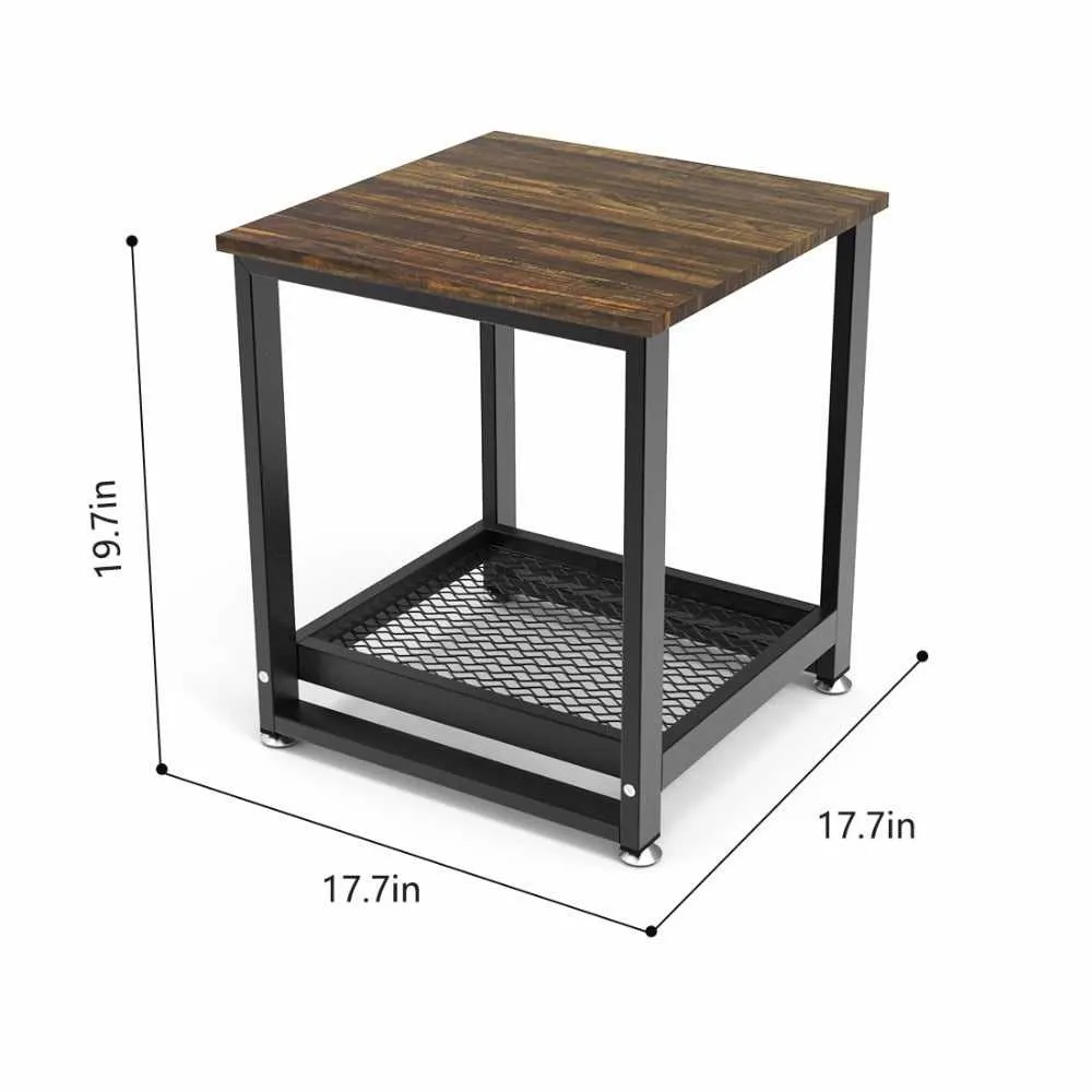 End Table Living Room Vintage Sofa Side