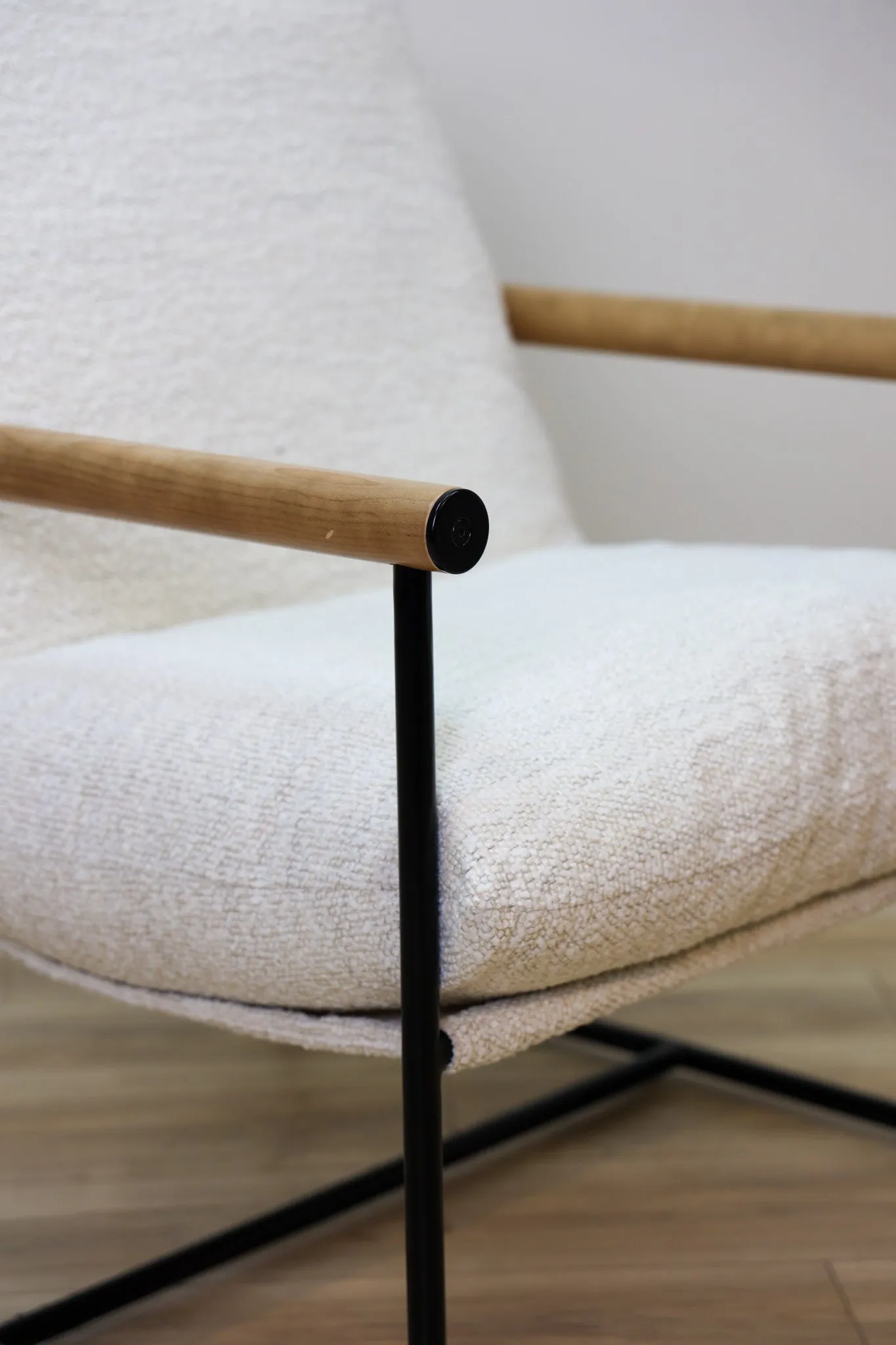 Frosty Boucle Accent Chair