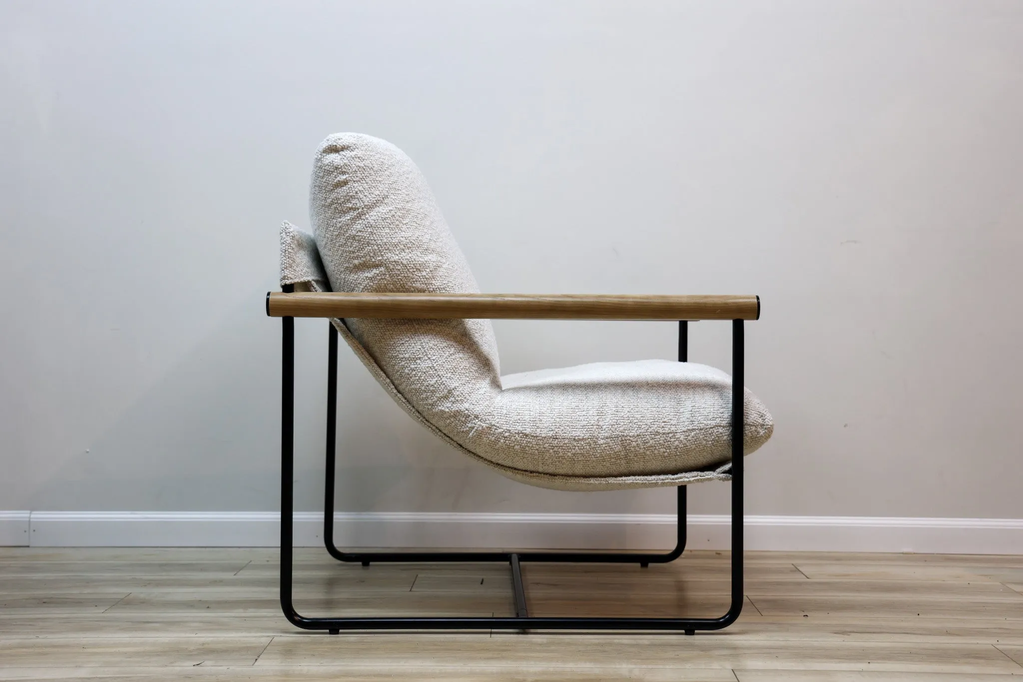 Frosty Boucle Accent Chair