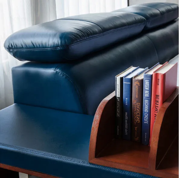 Genuine Leather  Modern Soft Beds Home Bedroom Furniture
