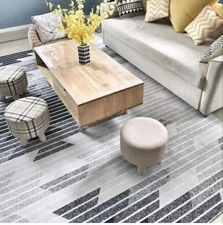 Geometric  Nordic Style Large Size Living Room  Rugs