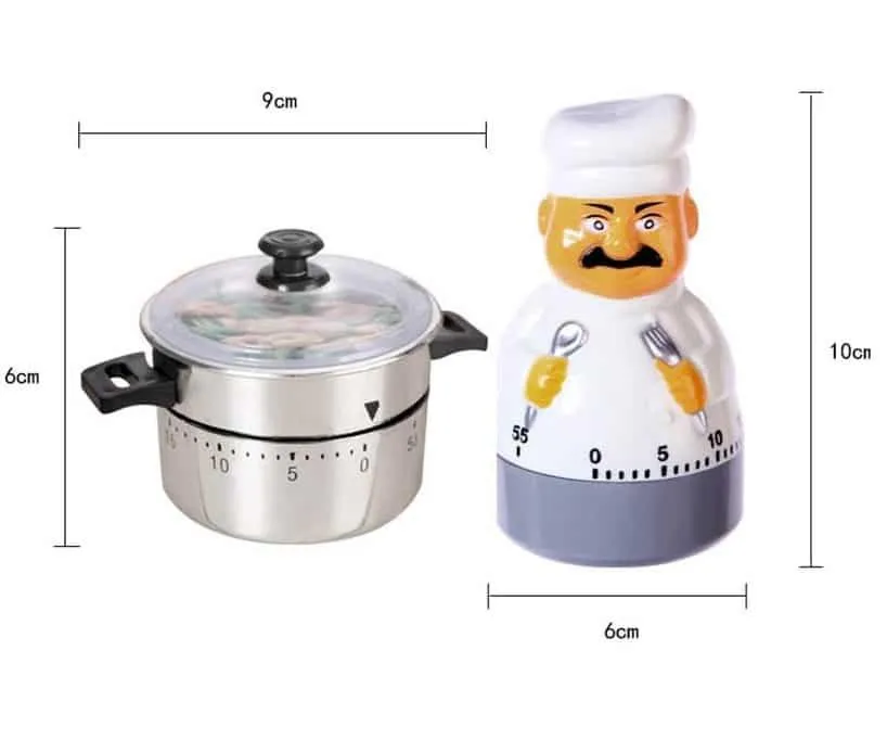 Kitchen 60 Minutes Mechanical Cooking Timer