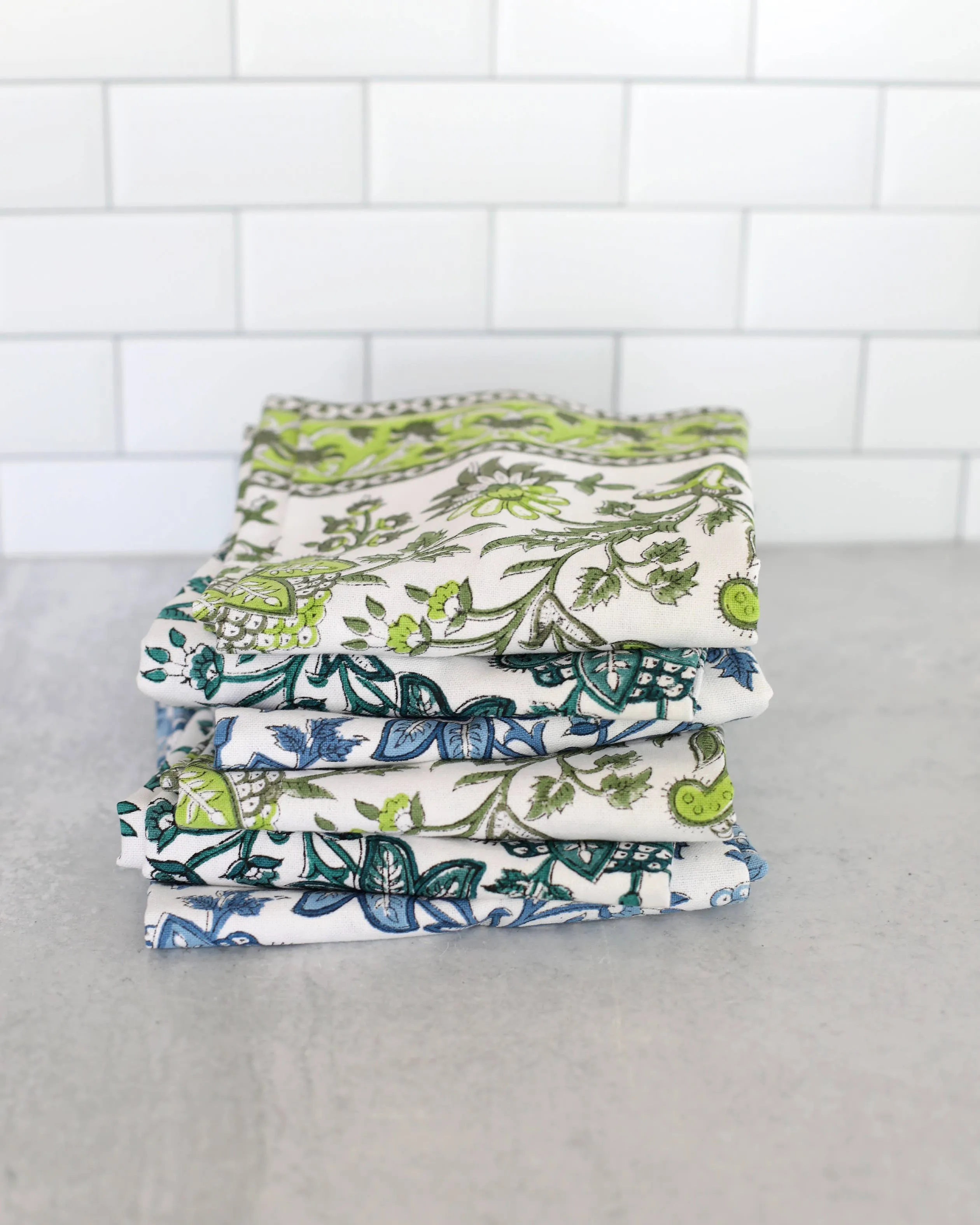 Kitchen Towel Gayatri Blue, Set of 2