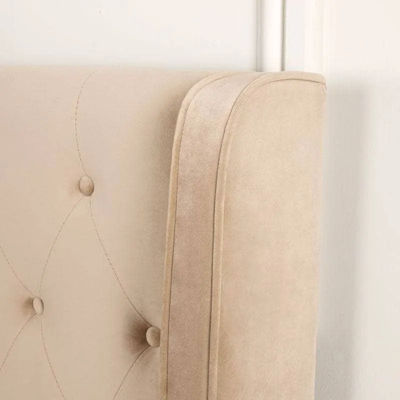 Mayfair King Size Bedframe - Taupe