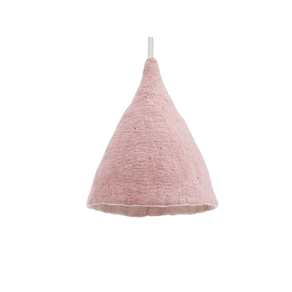 Muskhane Lampshade High Quartz Pink /Natural 27x40cm