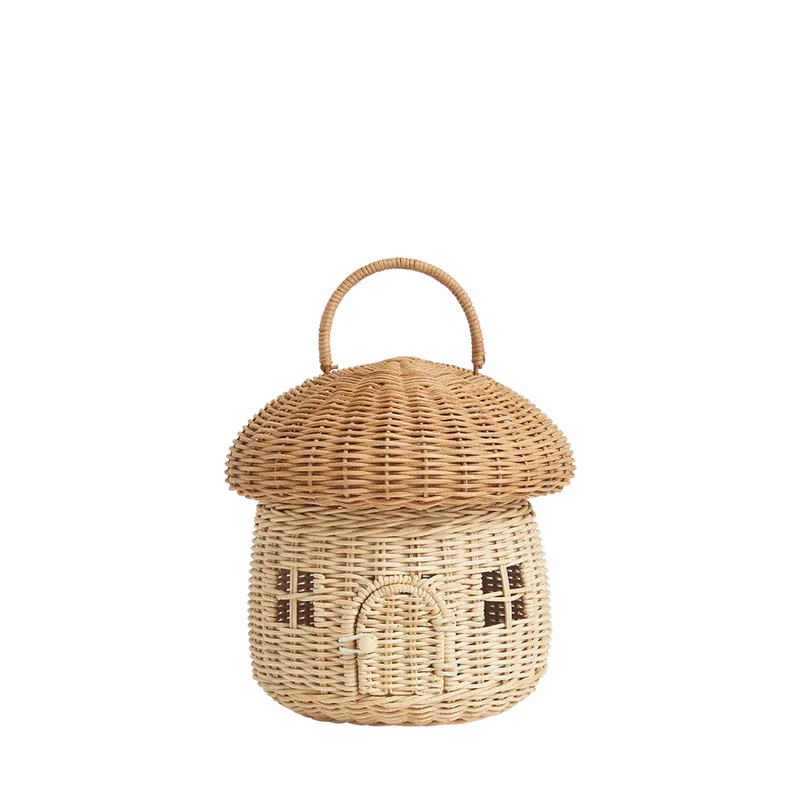 Olli Ella - Rattan Mushroom Basket - Natural