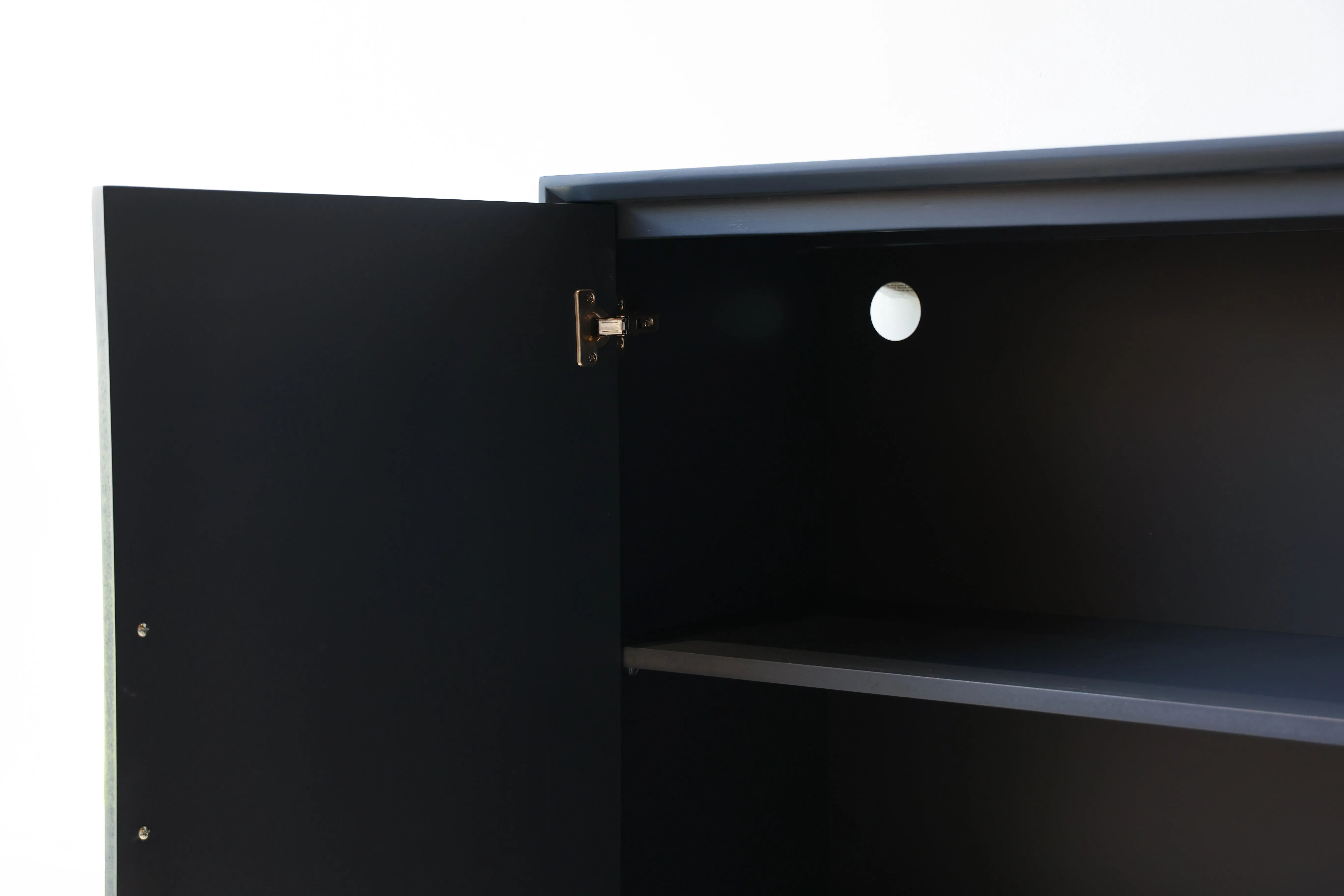 Phoebe Blue Wood Credenza