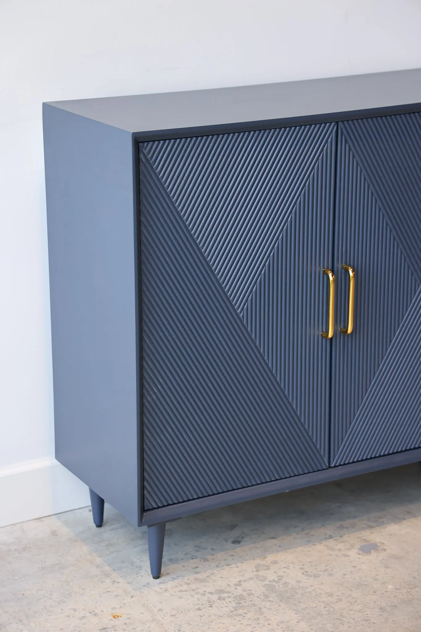 Phoebe Blue Wood Credenza