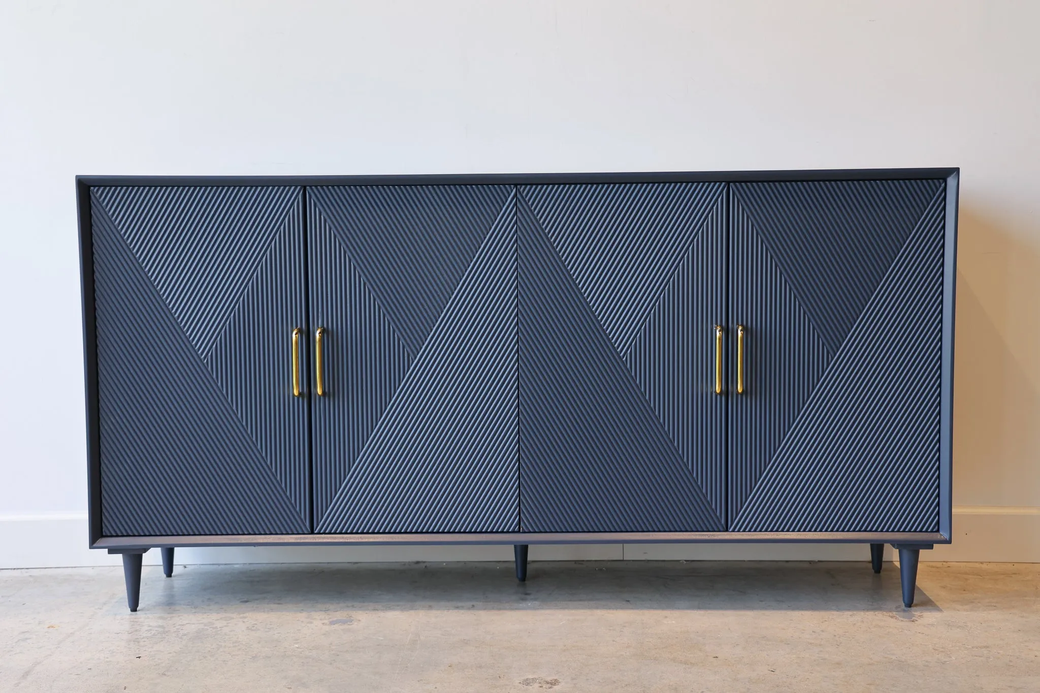 Phoebe Blue Wood Credenza