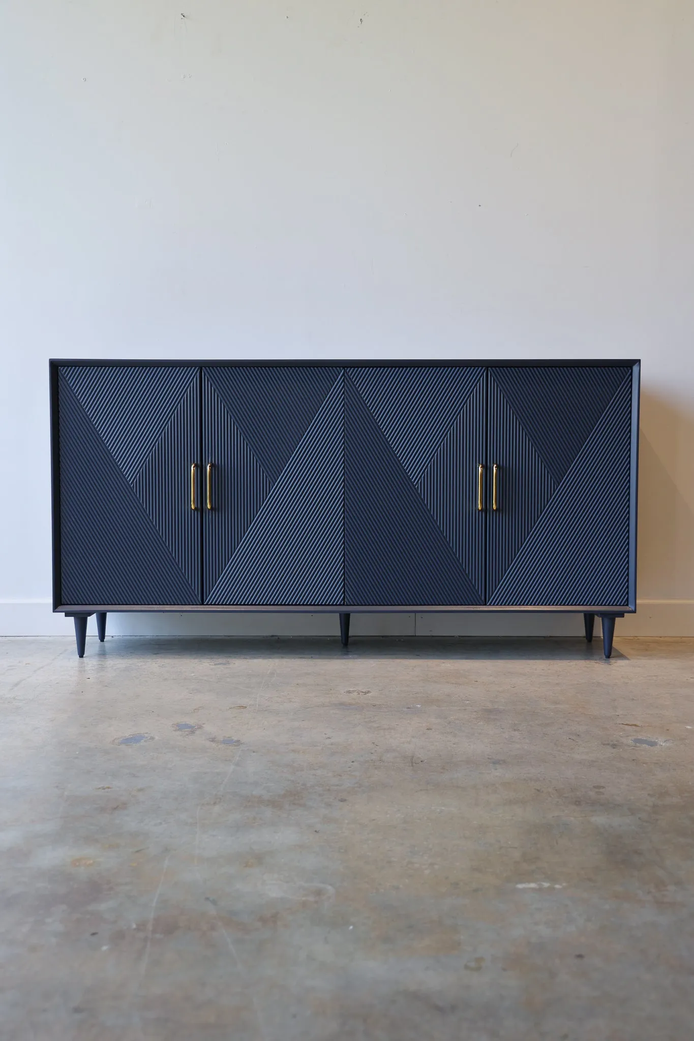 Phoebe Blue Wood Credenza