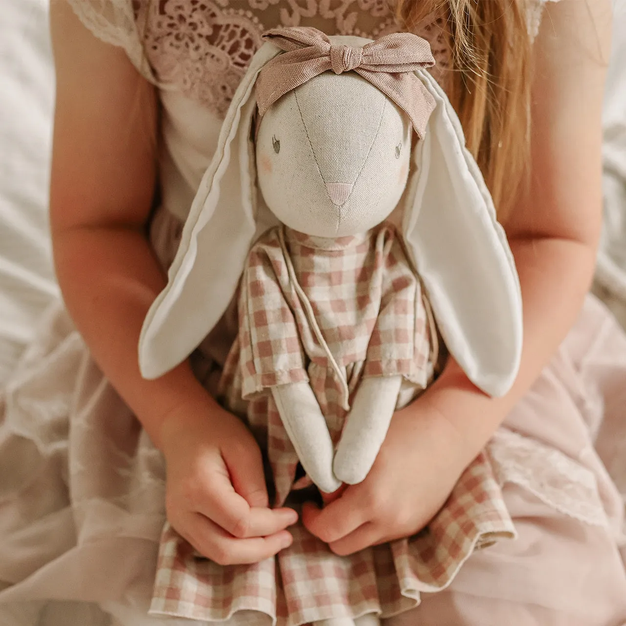 Sofia Bunny Rose Check 50cm